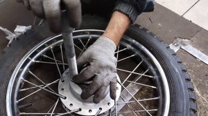 Мотоленд Форестер 200 лайт. Роман заменил сайлентблоки крепления задней звезды на своём лайте.