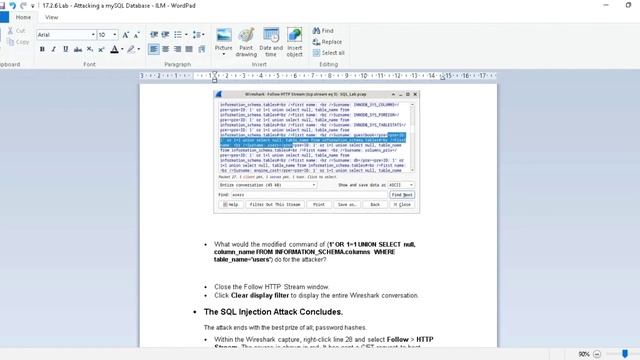 17.2.6 Lab-Attacking mySQl Database смотреть онлайн