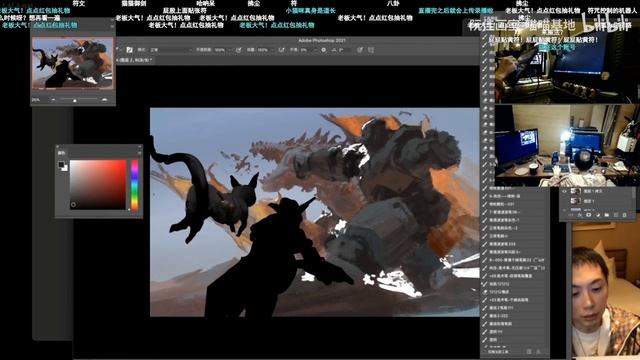 Digital Painting  Live Sharing 2023 -   Ruanjia