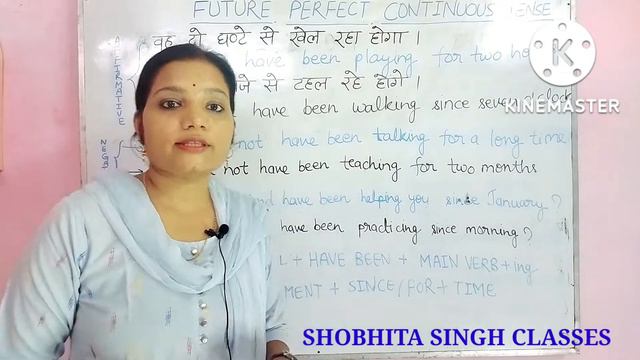 FUTURE PERFECT CONTINUOUS TENSE || WILL/SHALL +HAVE BEEN || @shobhitasinghclasses4168 смотреть онлайн