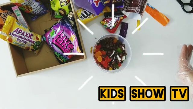 Candy Challenge Unboxing M&Ms Skittles Fruittella Unpacking распаковка конфеты челендж