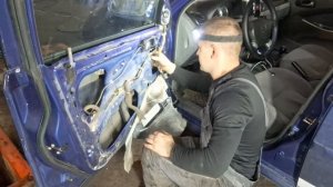 Шевроле лачетти хэтчбек,  ремонт стеклоподьемника