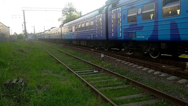Электропоезд ЭД4М-0352 "РЭКС-экспресс" сообщением Москва "Ярославская" - Фрязино-пасс. смотреть онлайн
