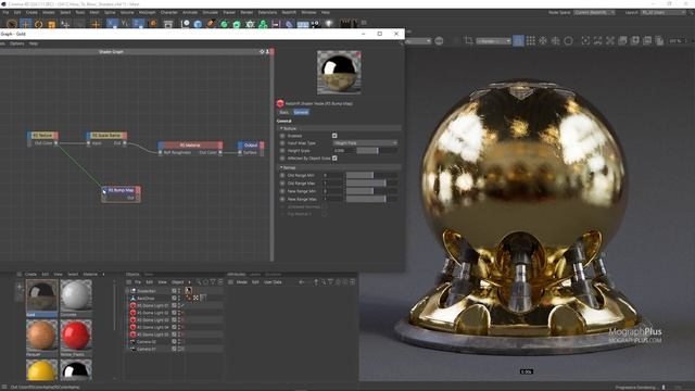 How to Create Realistic Metal Shaders in Redshift for Cinema 4d смотреть онлайн