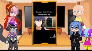 anime character react to rimuru / anos  --- team goku __ part 3 #react #rimuru #anos