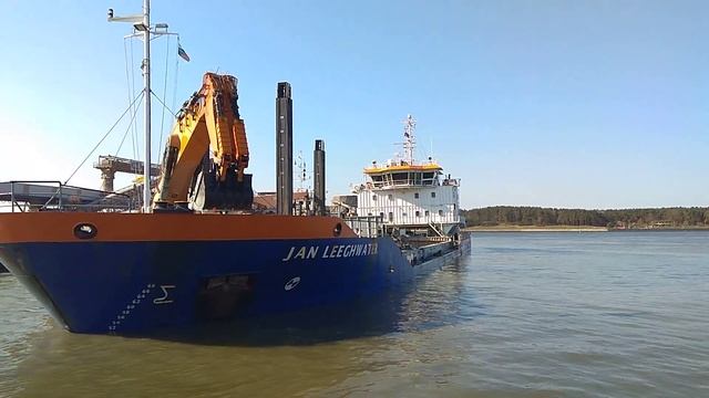 Van Oord Backhoe Dredger Goliath Dredging Klaipeda BEGA Terminal