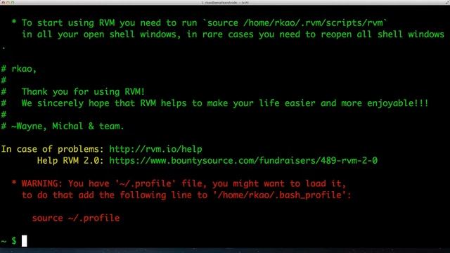 Installing Ruby with RVM on Ubuntu 12.04 LTS смотреть онлайн