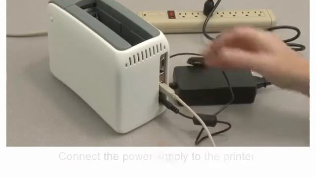 Как начать работу с принтером печати браслетов Zebra HC-100 смотреть онлайн