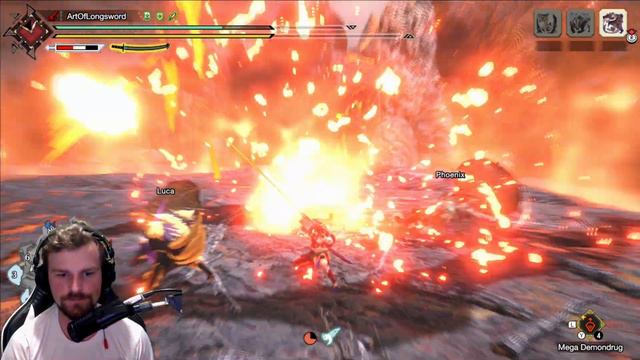 Testing The Valstrax Long Sword On Apex Rathalos! Monster Hunter Rise Long Sword Gameplay смотреть онлайн