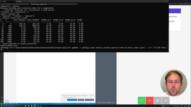 Training a spaCy SpanCat Model to Annotate in Texts more quickly in Prodigy | SpanCat 03 смотреть онлайн