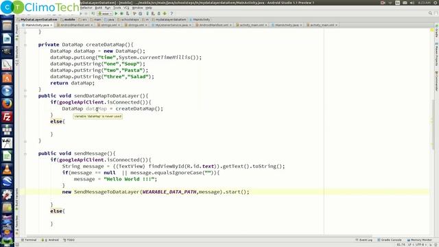 Synching Data Items - Sending Data Item to Wearable - Tutorial 27 смотреть онлайн