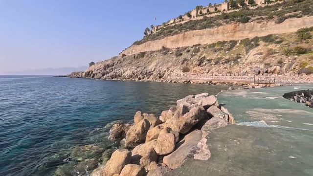 Красивый Пляж Отеля Utopia World Hotel | Алания 2023