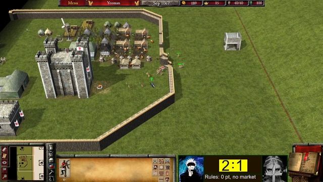 BO9 Vs SD7804 - Loser Picks Rules And Map - Stronghold 2 Online Pro