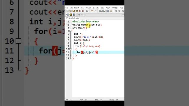 C++ Tag - All star patterns using смотреть онлайн