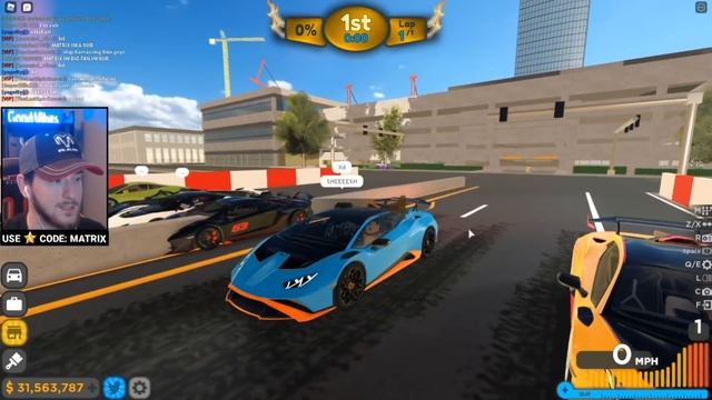Racing My Friend With New Super Cars! in Driving Empire New Update! (Roblox) смотреть онлайн