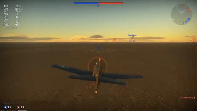 War Thunder - USA - Aviation RB #7 AD-4 смотреть онлайн