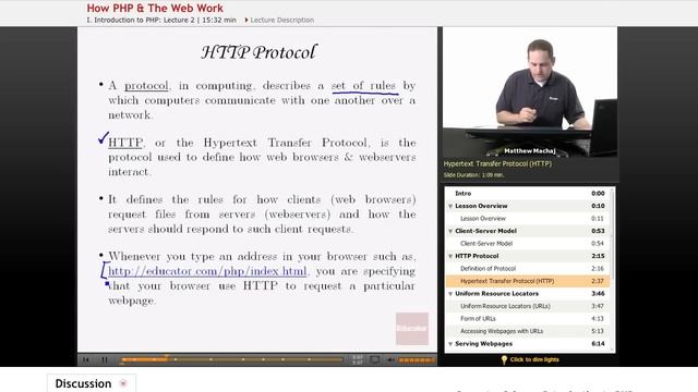 PHP: HTTP Protocol смотреть онлайн