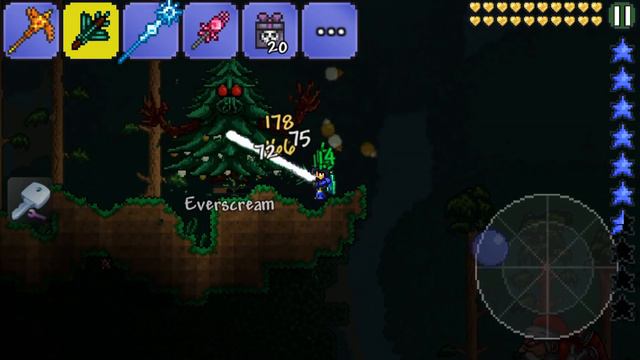 FROST MOON FINAL WAVE AT 7:42 PM!! Terraria Event Final Wave Modding iOS/Android смотреть онлайн