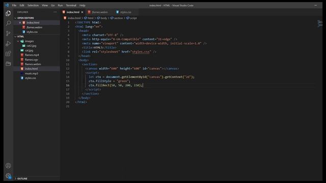 html5. Как работает canvas в html. Урок 9 смотреть онлайн