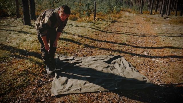 армейская плащ палатка и несколько вариантов её использования смотреть онлайн