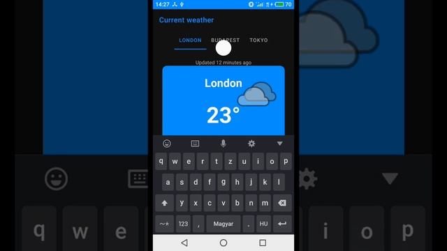 WeatherApp - Android application written in Kotlin смотреть онлайн