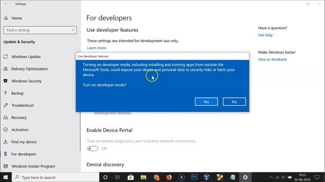 How to Enable Developer Mode in Windows 10? смотреть онлайн