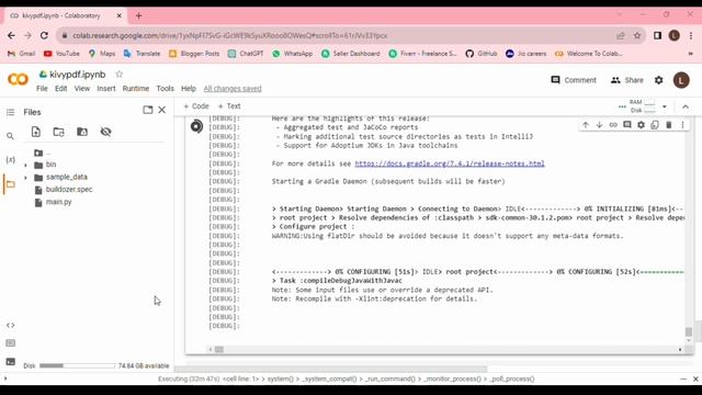 convert python code in Android APK | Google colab error fixed | Kivy kivymd смотреть онлайн