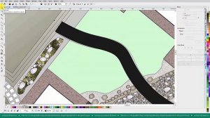 Создание ландшафтного плана в программе CorelDraw. Части 1-2 (фрагменты уроков)