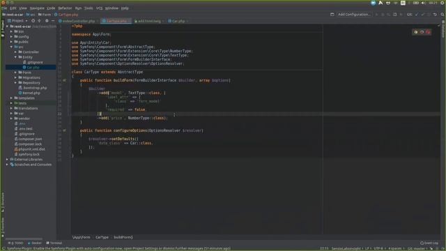 Créer un formulaire avec le framework Symfony 4 смотреть онлайн