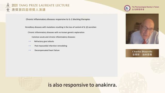 2020 Laureate Lecture- BS- Interleukin-1, the prime mediator of systemic and local inflammation смотреть онлайн