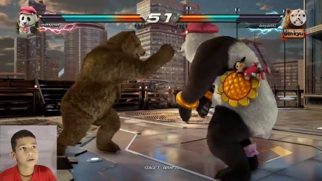 Tekken 7. Panda VS Kuma bettle смотреть онлайн
