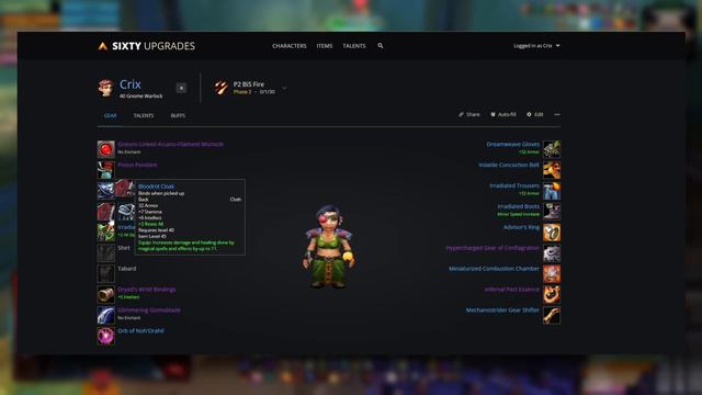 Phase 2 Best in Slot for DPS Warlocks - With options, Spec and Runes - SoD смотреть онлайн