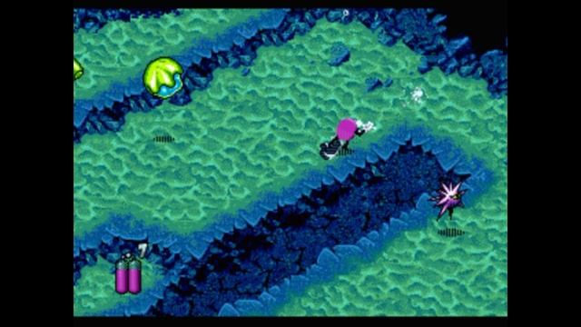 Sega Mega Drive 2 (Smd) 16-bit Spot Goes to Hollywood Stage 3 Under Water/В воде океана