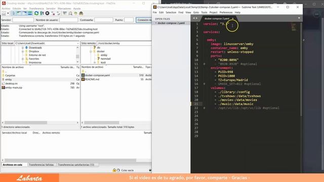 Cómo instalar Emby usando Docker-compose смотреть онлайн