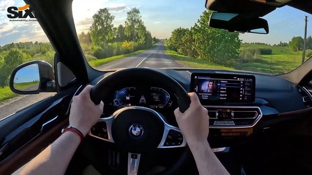 2023 BMW iX3 M Sport | POV Test Drive on twisty roads and highway смотреть онлайн