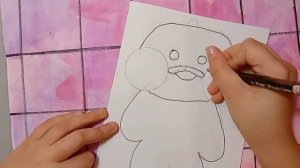 ?ТУТОРИАЛ НА БУМАЖНУЮ УТОЧКУ ИЗ ТИК ТОКА ?