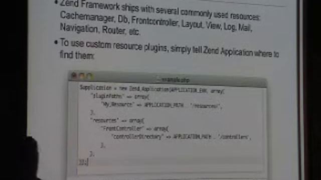 Zend Framework - All about Zend_Application смотреть онлайн