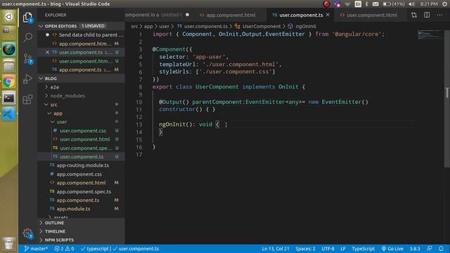 Angular 10 Hindi tutorial #22 Send data child to parent component смотреть онлайн