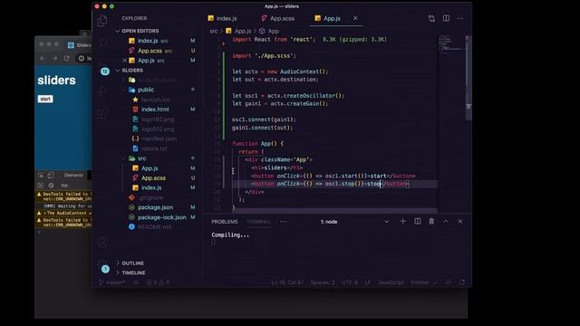 Web Audio API and React Part 3: Setup смотреть онлайн
