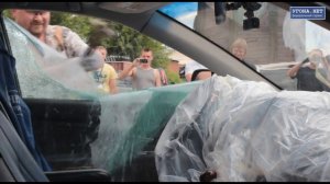 Тест бронирующей пленки 300 микрон