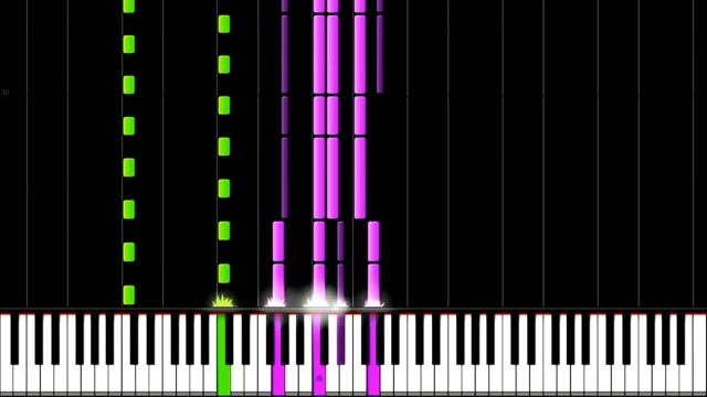 Красивая песня на фортепиано + НОТЫ ● Пианинко