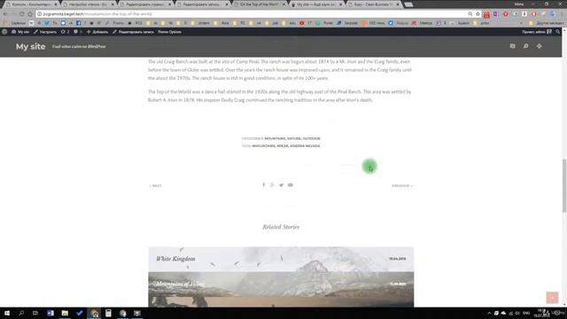 WordPress - Создание блогов через темы WordPress смотреть онлайн
