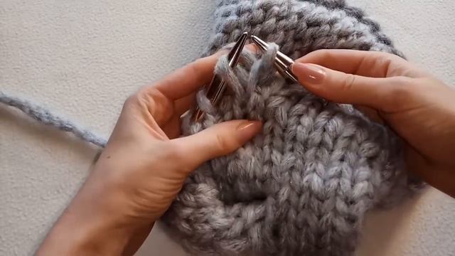 Как добавить петлю из петли предыдущего ряда: 2 варианта | Лайфхаки от Юлии Имукиной смотреть онлайн