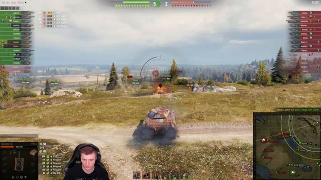 Večerní World of Tanks čety s discord členy a chatem смотреть онлайн