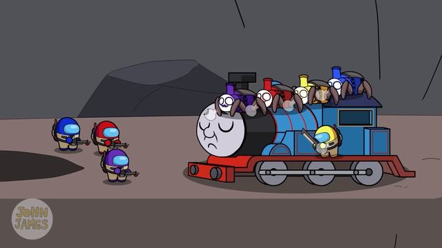 CHOO CHOO CHARLES vs Thomas & GHOSTBUSTERS 5 EP.4 I Among Us Animation смотреть онлайн