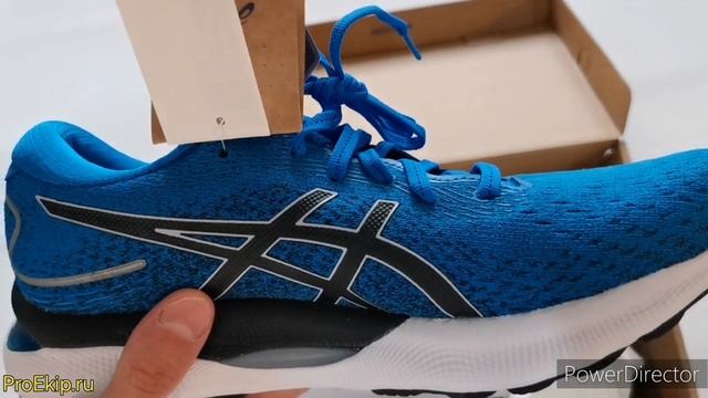 ASICS Gel-Nimbus 24. 1011B359-405. Распаковка, обзор оригинальных кроссовок, отзывы. смотреть онлайн
