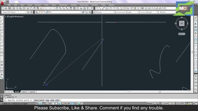 #19. AutoCAD Bangla Tutorial (Part-19) | Blend Curves Command in AutoCAD смотреть онлайн