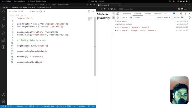 Learn JavaScript in Tamil | #2.13. ARRAY | javascript tutorial for beginners in tamil #javascript смотреть онлайн