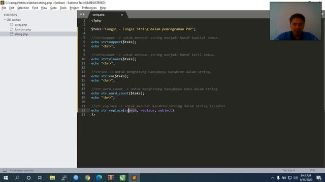 Manipulasi String pada PHP смотреть онлайн
