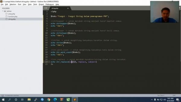 Manipulasi String pada PHP